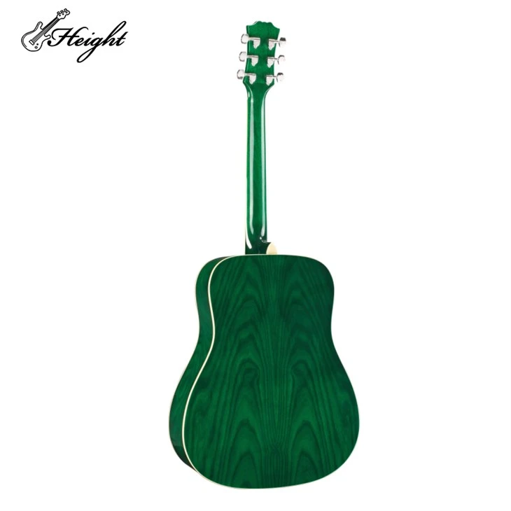 Green Ash Wood Good Cheap Acoustic Guitar